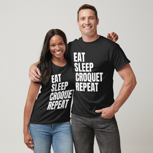 Camiseta croquet divertido (Unisexo)