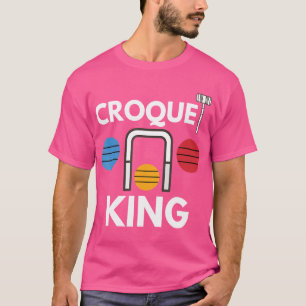 Camiseta Croquet Player Wicket Club Juego de césped al deci