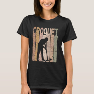 Camiseta Croquet vintage Croquet Player Retro Croquet Lover