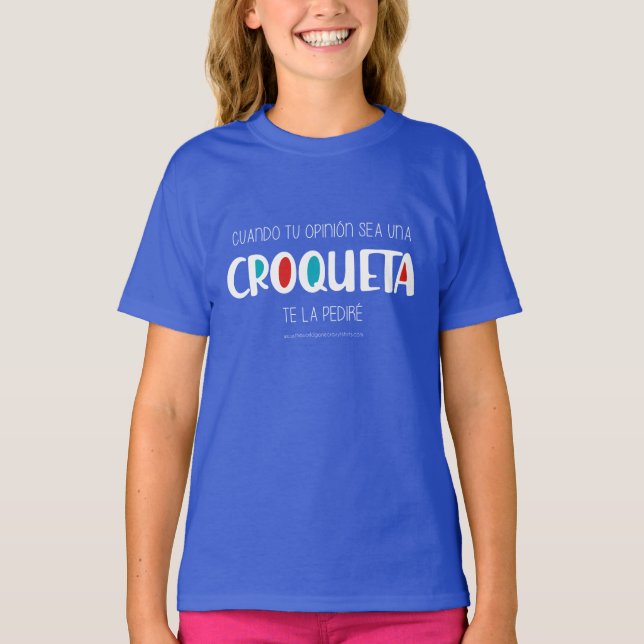 Camiseta Croqueta (Anverso)