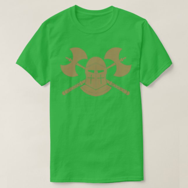 Camiseta Cross Ax Knight Classic TShirt (Diseño del anverso)