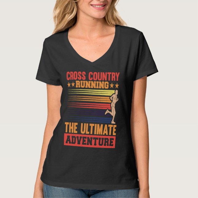 Camiseta Cross Country running, the ultimate adventure (Anverso)