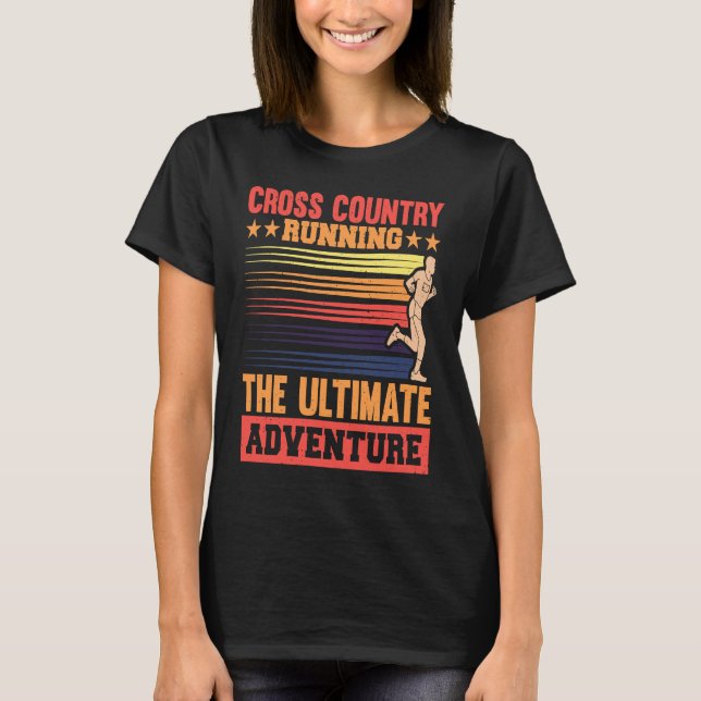 Camiseta Cross Country running, the ultimate adventure (Anverso)