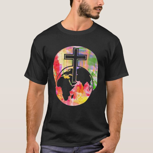 CAMISETA CROSS EASTER RESURRECTION OF JESUS CHRIST (Anverso)