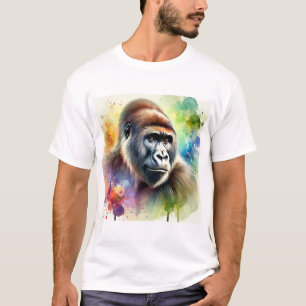 Camiseta Cross River Gorilla 200724AREF119 - Watercolor