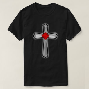 Camiseta Cross Ruby Red Gemstone