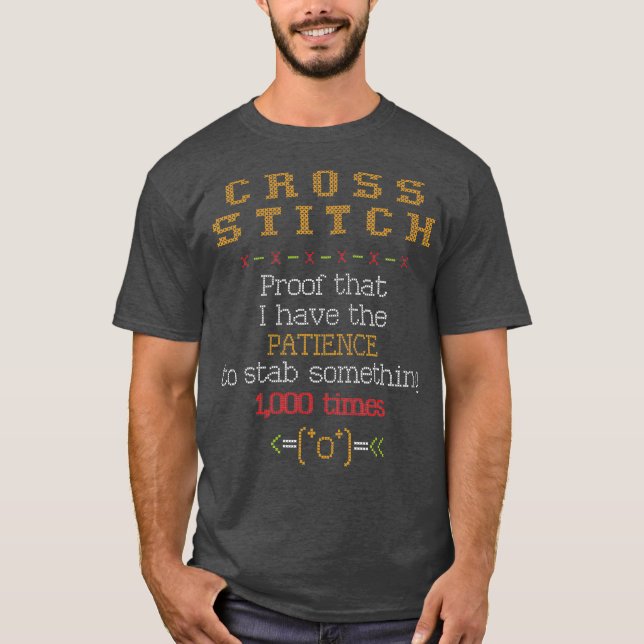 Camiseta Cross Stitch  Gifts for Cross Stitchers (Anverso)