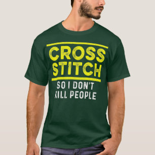 Camiseta Cross Stitch People CrossStitching Craft Lover