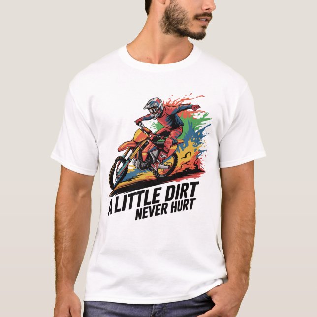 Camiseta Cross-Style – Dreck ist Freiheit (Anverso)