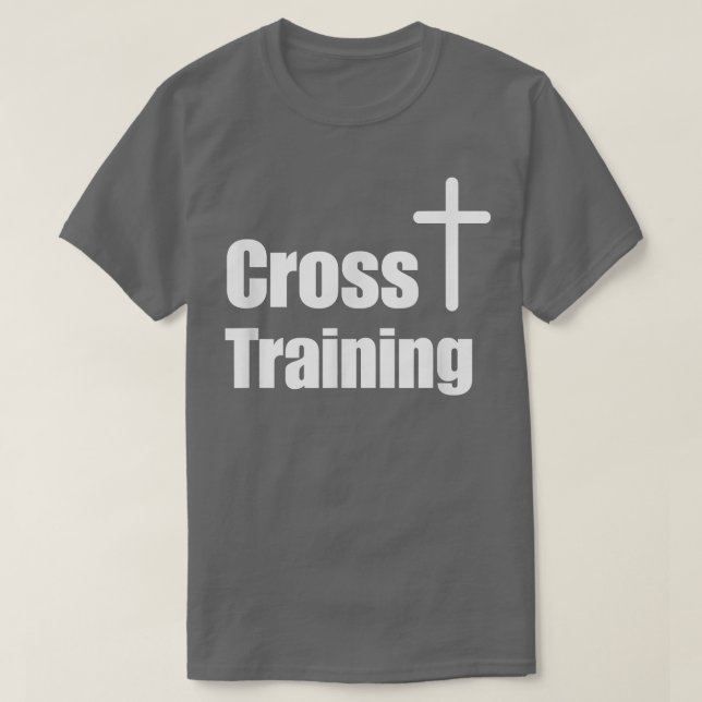 Camiseta Cross Training Christian T-Shirt  Faith Workout Mo (Diseño del anverso)