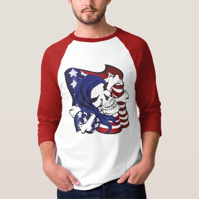 Camiseta Crossbone USA (Anverso)