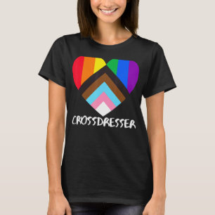 Camiseta Crossdresse de la Bandera del Orgullo del Progreso