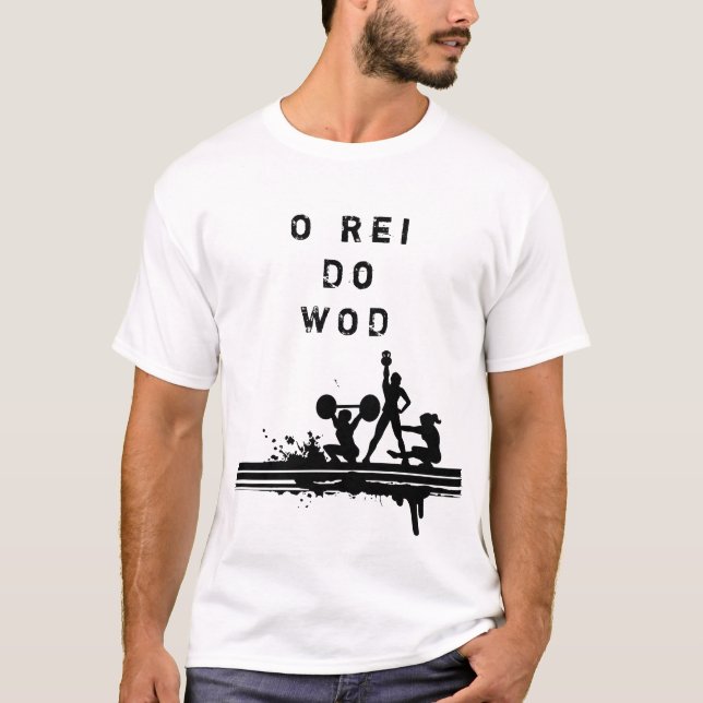 Camiseta crossfit Rei Do Wod (Anverso)