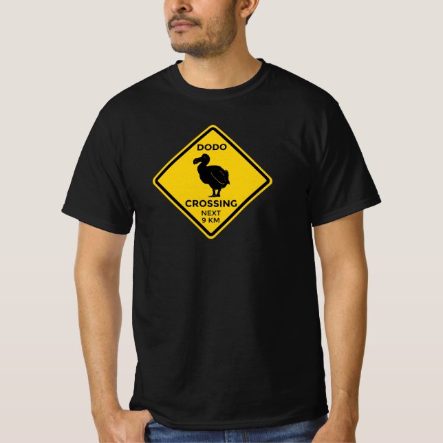 Camiseta Crossing Road sign Dodo (Anverso)