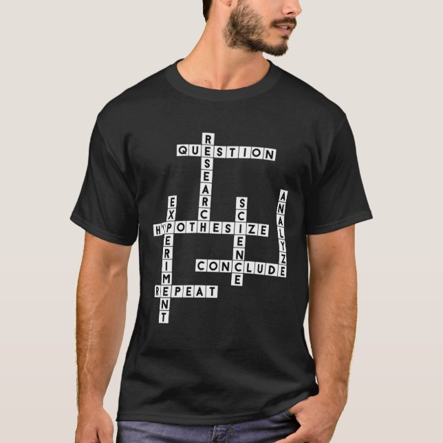 Camiseta Crossw de investigación de métodos científicos acr (Anverso)