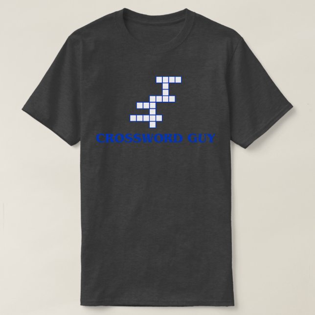 Camiseta Crossword Guy (Diseño del anverso)