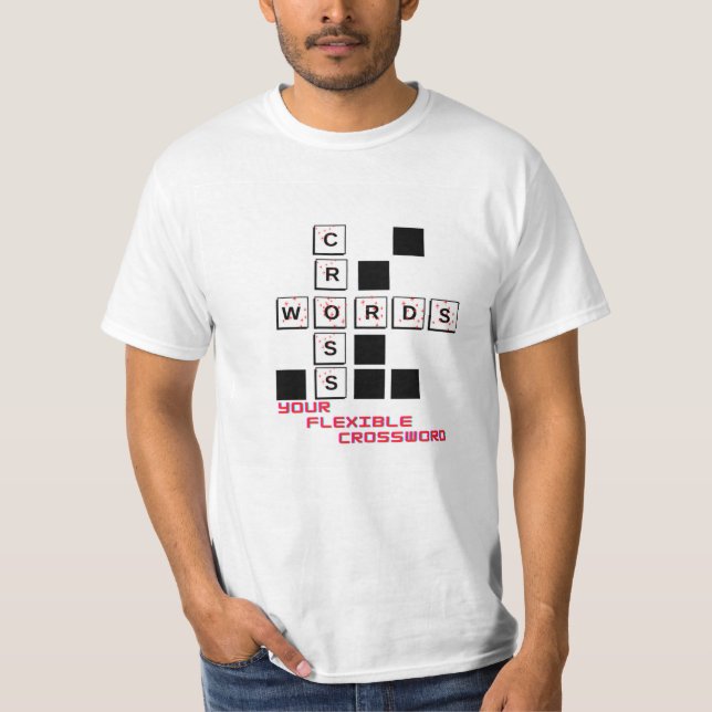 Camiseta crossword puzzles (Anverso)