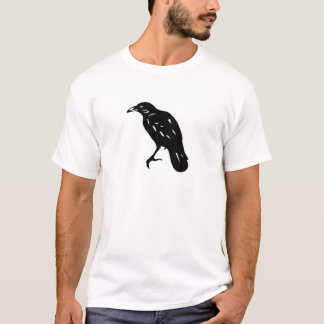 CAMISETA CROW カラス 鴉 烏 グッズ 切り絵