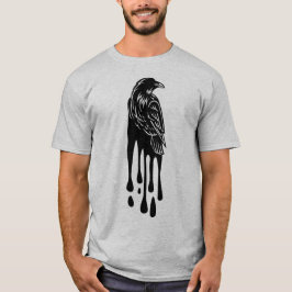 Camiseta Crow 1 de raven sangriento artístico mágico