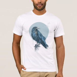 Camiseta Crow azul T-Shirt