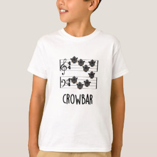 Camiseta Crow Bar Funny Music Bird Pun