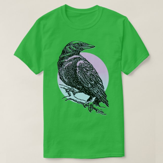 Camiseta Crow Bird (Diseño del anverso)
