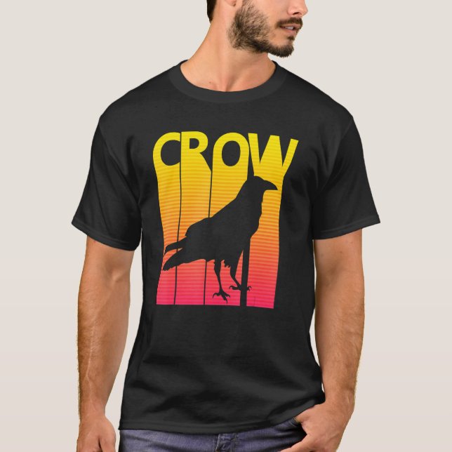 Camiseta Crow Bird Retro Costume (Anverso)