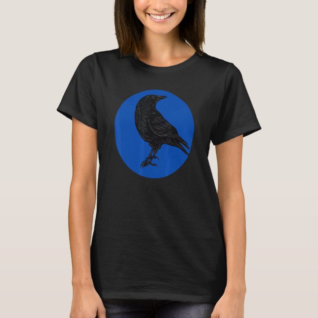 Camiseta Crow Birds Silhouette Bird (Anverso)