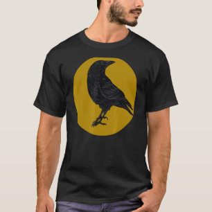 Camiseta Crow Birds Vintage Sunset Bird Silhouette
