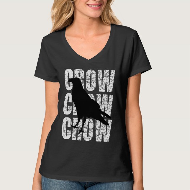 Camiseta Crow Clever Raven Crow Blackbird (Anverso)