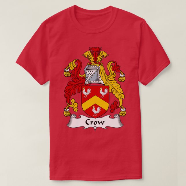 Camiseta Crow Coat of Arms Family Crest (Diseño del anverso)