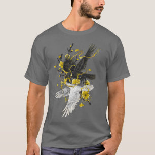 Camiseta Crow dorado