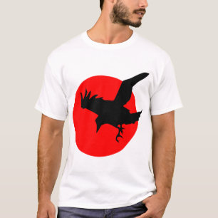 Camiseta Crow Flying Silhouette Raven Flight Wlight Sun
