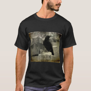 Camiseta Crow gótico oscuro