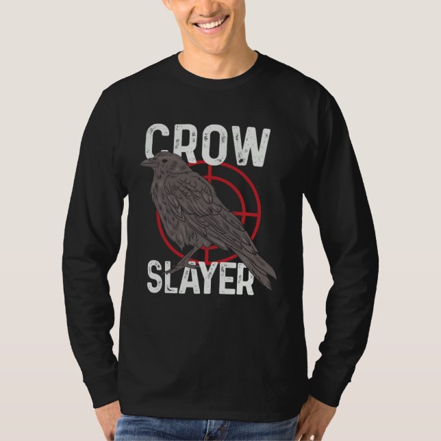 Camiseta Crow Hunting Shooting Season Hunter Slayer Raven B (Anverso)