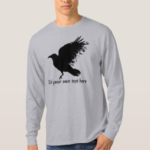 Camiseta Crow - negro