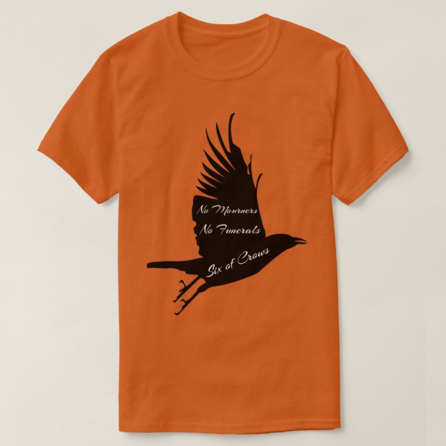 Camiseta Crow No Mourners No Funerales (Diseño del anverso)