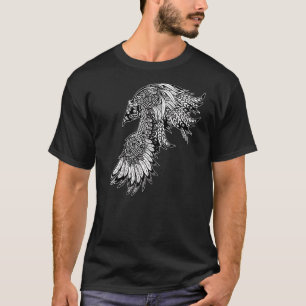 Camiseta Crow Raven Mitología nórdica Viking Símbolo nórdic