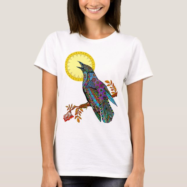 Camiseta Crow Shirt Eléctrico (Anverso)