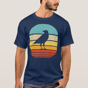 Camiseta Crow Sunset Retro Vintage 60's 70s Sunset para hom
