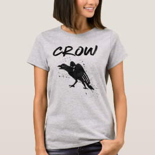 Camiseta Crow T-Shirt vintage Letterpress