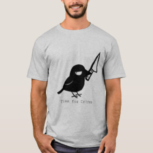 Camiseta Crow Time de travesía por crímenes