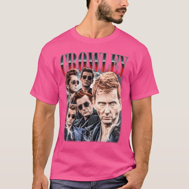 Camiseta Crowley Bootleg Vintage Shirt Kids (Anverso)