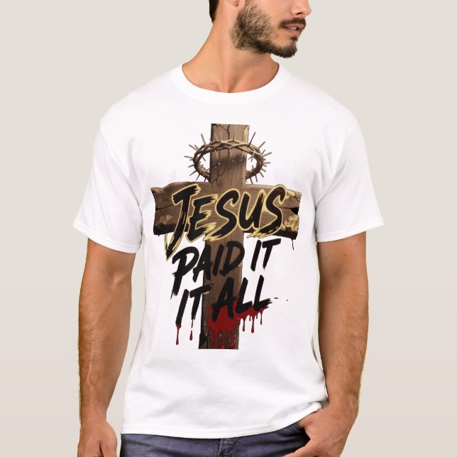 Camiseta Crown of Thorns Jesus Shirt – Christian T-Shirt (Anverso)