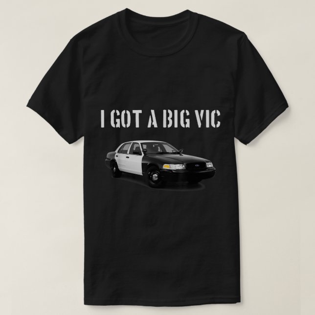 Camiseta Crown Vic Funny P71 Punny Car Enthusiast (Diseño del anverso)
