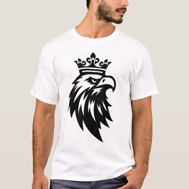 Camiseta “Crowned Eagle – Royal Power Tee” (Anverso)