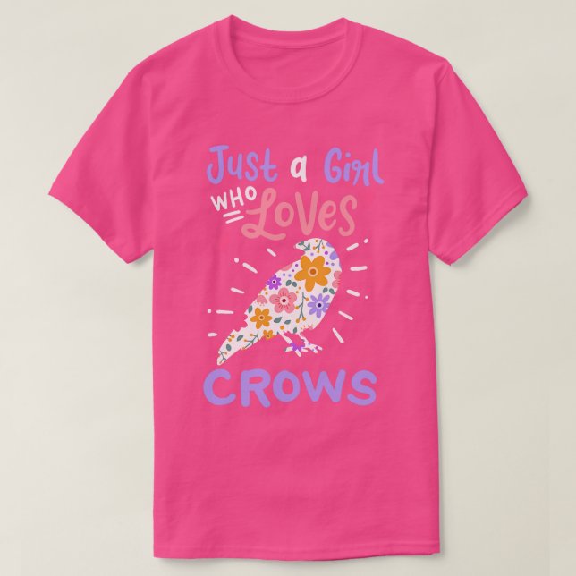 Camiseta Crows Bird Crow Lover 1 (Diseño del anverso)
