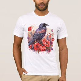 Camiseta Crows Bird Crow Lover Flower