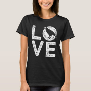 Camiseta Crows Love Raven Ornitólogo Birdwatching Bird C
