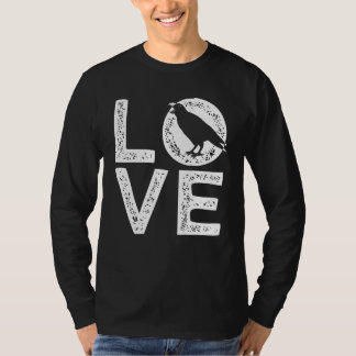 Camiseta Crows Love Raven Ornitólogo Birdwatching Bird C